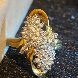 Diamond Waterfall set in 14kt gold/white gold